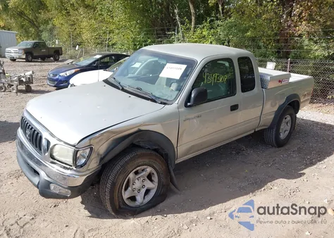2004 Toyota Tacoma Base V6 from USA, damaged, VIN 5TEWN72N04Z458592